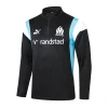 23-24 Marseille Half Zipper Long Sleeved Black Training Jacket Set
