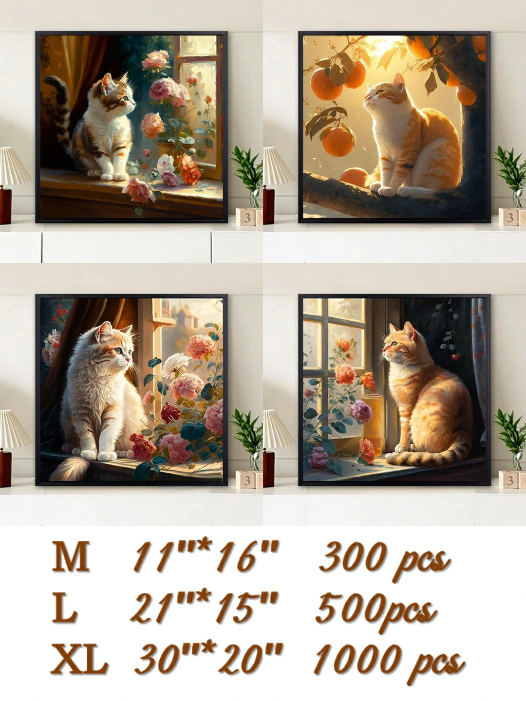 Cat on the Windowsill Jigsaw Puzzle