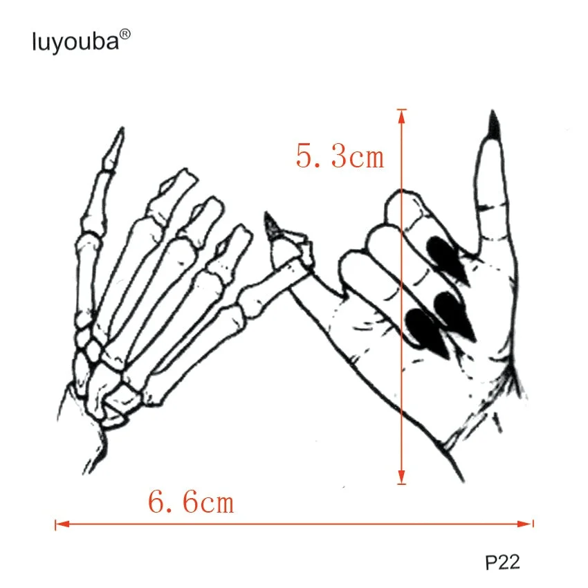 Endless Agreement Temporary Tattoo sticker Promise Fake Tattoo Kids Tatuajes Temporales A Prueba De Agua Tatoo Temporary Sticker