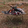 Camping Portable Burning Fire Rack Stainless Steel Bonfire Stove Detachable