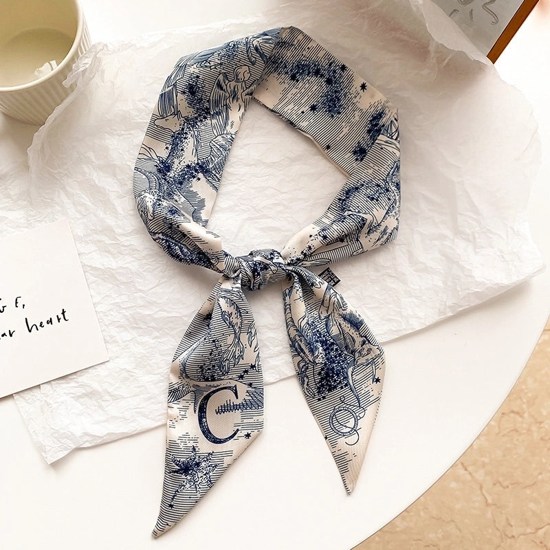 Fashion Flower Cloth Printing Hair Band 1 Piece