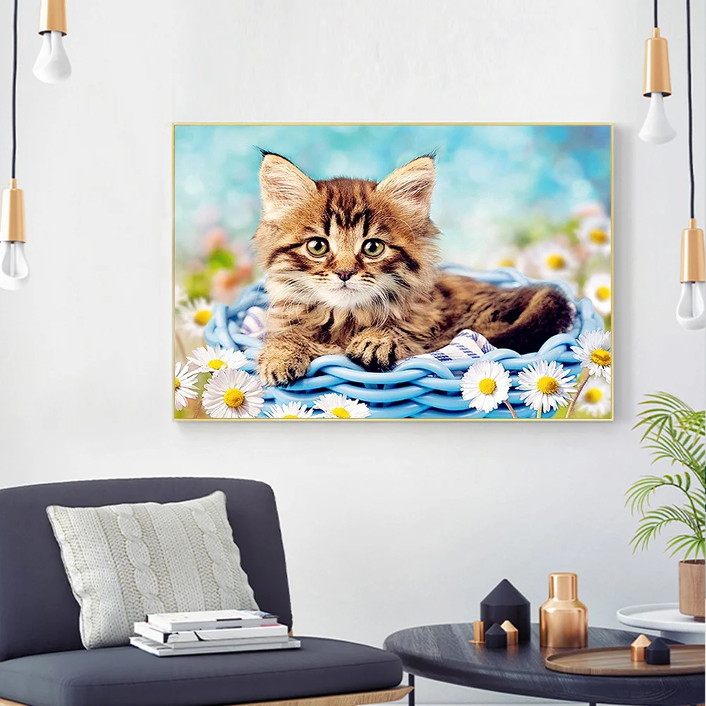 Diamond Painting - Full Square Drill - Cat(20*30 - 50*70cm)