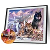Wolf - Round Drill Diamond Painting - 50*60CM - Large Size
