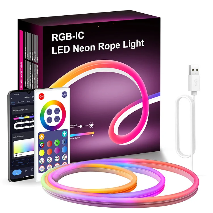 RGB Rope Lights, Colorful Illumination
