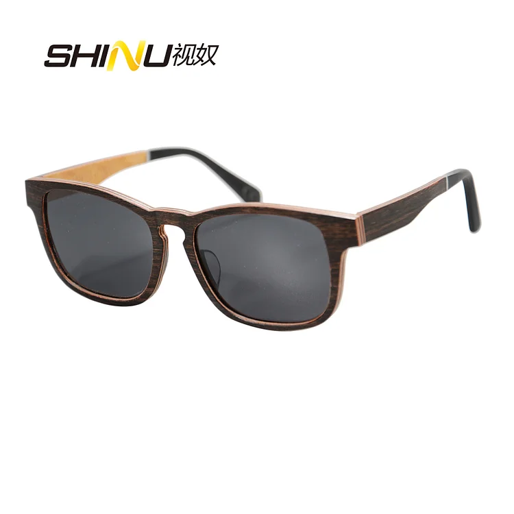 Luxury Ebony Laminated Wood Sunglasse Polarized Sun Glasses Women Men Summer Style Eyeglasses Goggle lentes De Sol EZ03