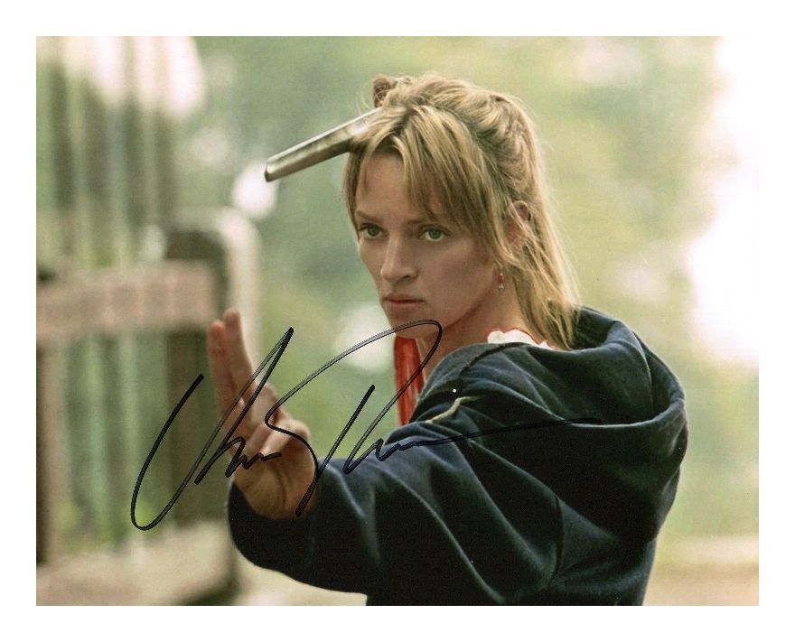 UMA THURMAN - KILL BILL AUTOGRAPHED SIGNED A4 PP POSTER Photo Poster painting PRINT 5