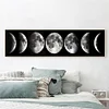(US Only)Moon 5D DIY Full Drill Round Diamond Painting Kit for Home Wall Decor 115x30cm