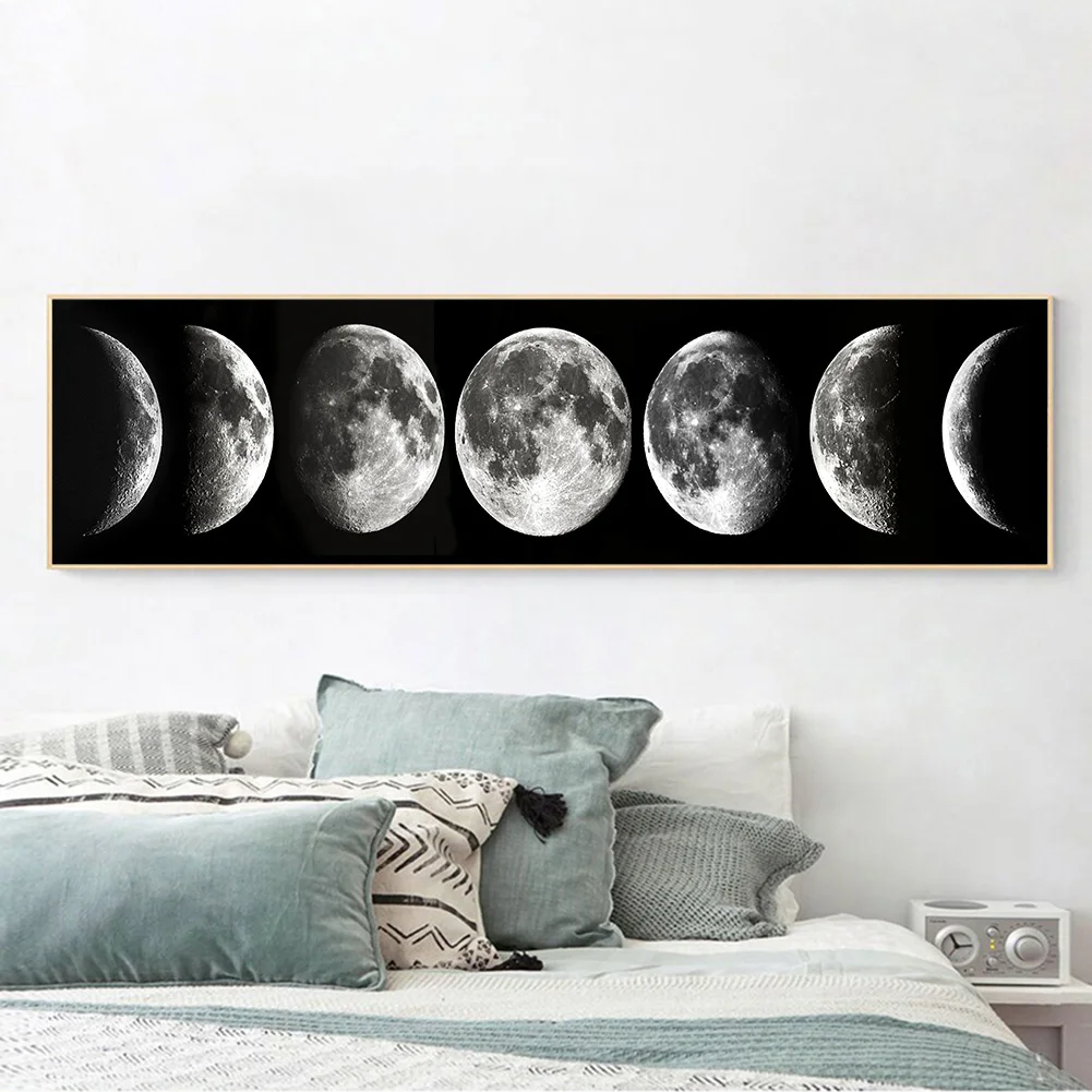 Diamond Painting - Full Round Drill - Moon(115*30cm)