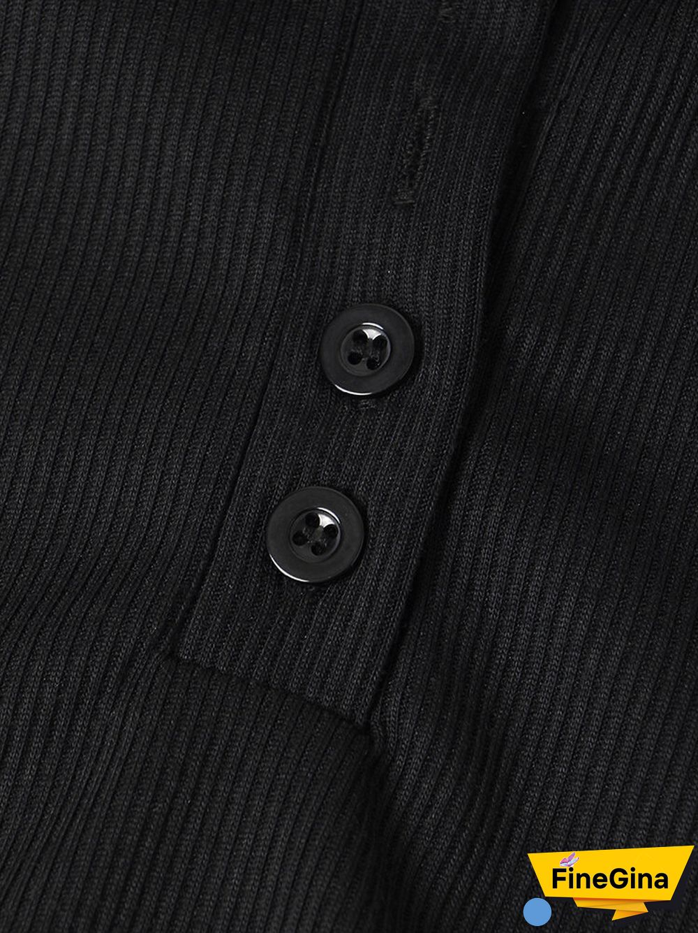 Pink Halter Ribbed Open Back Button Mini Bodycon Dress