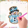 6Pcs DIY Christmas Biscuit Acrylic Diamond Painting Fidget Magnet
