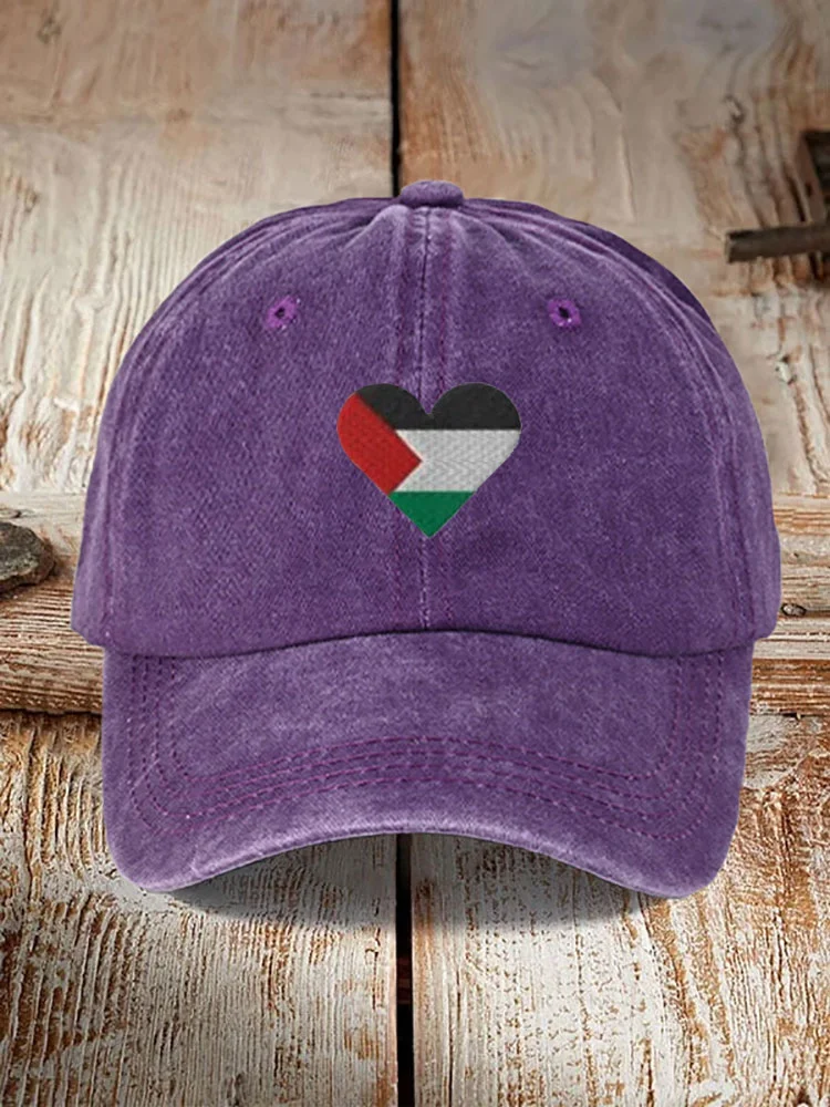 Unisex Vintage Free Palestine Print Hat