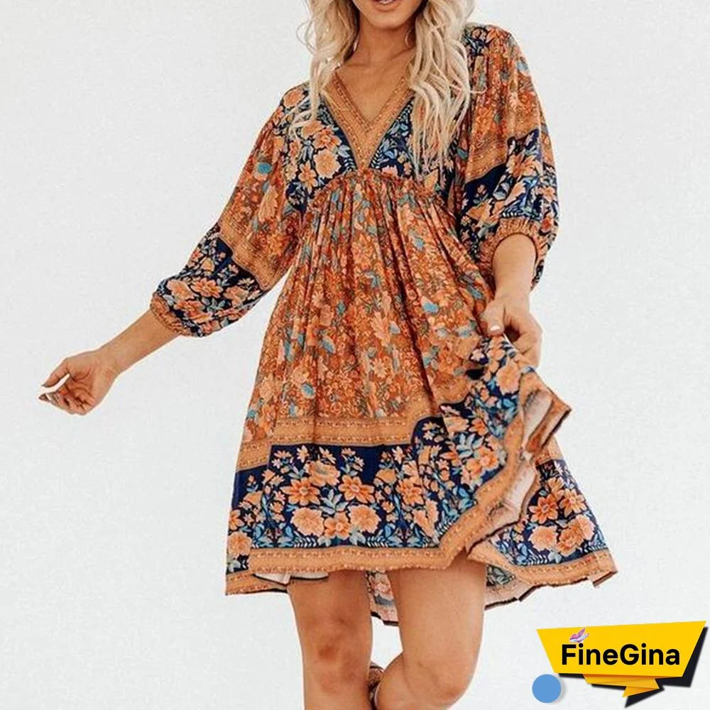 Sweet Child Flower Print Dress