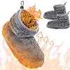 USB Heater Foot Shoes Winter Warm Snow Boots Electric Heated Shoes for Women Men