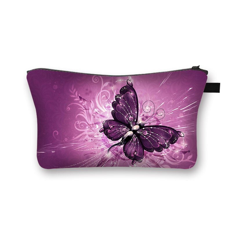 Polyester Cosmetic Bag - Butterfly