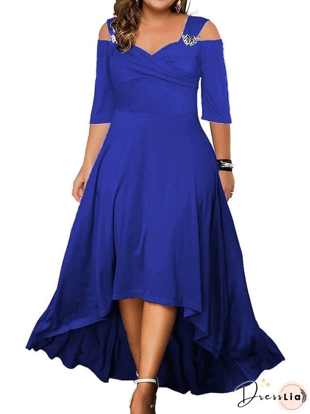 Square Neckline Mini Dress