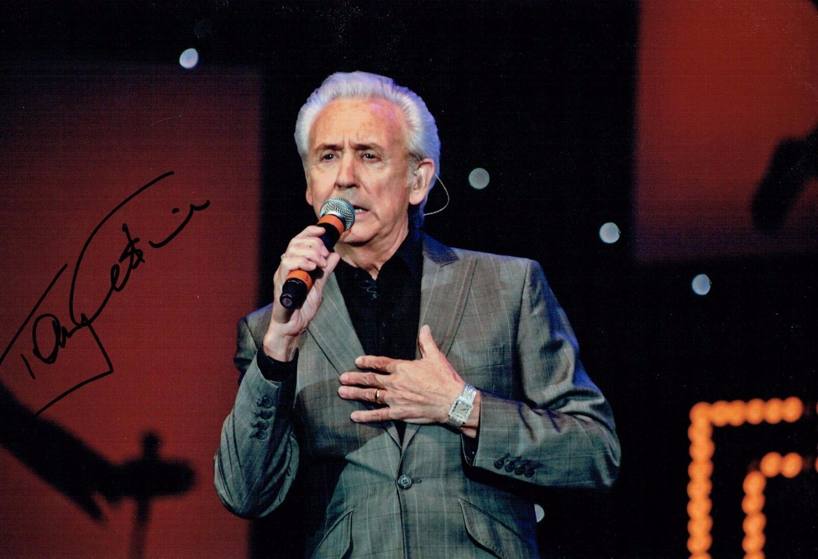 Tony CHRISTIE SIGNED Autograph Photo Poster painting 2 AFTAL COA Is This The Way To Amarillo