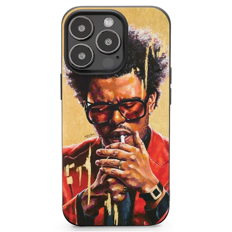 The Weeknd Mobile Phone Case Shell For IPhone 13 and iPhone14 Pro Max and IPhone 15 Plus Case - Heather Prints Shirts