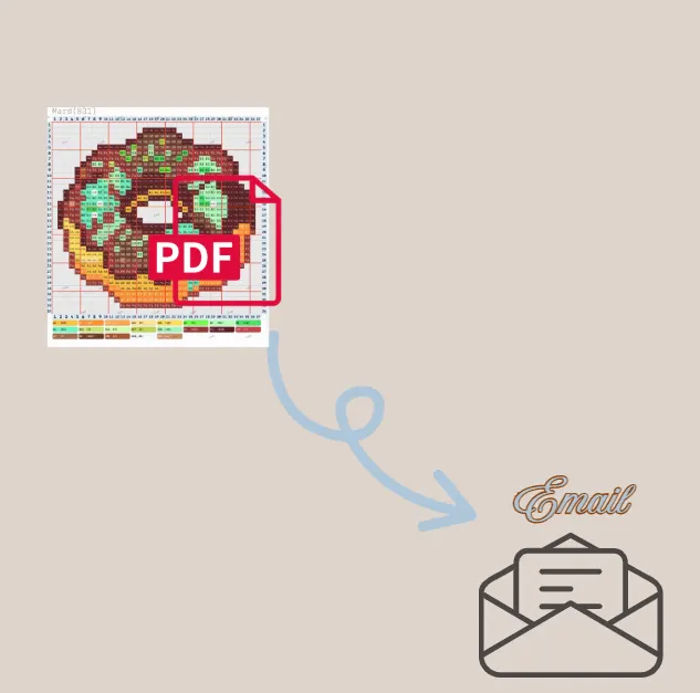 Doughnut Digital Pattern 