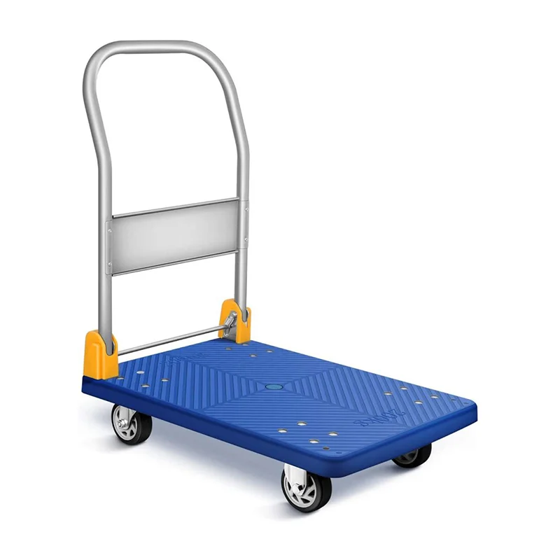 Foldable Push Hand Cart for Loading and Storage