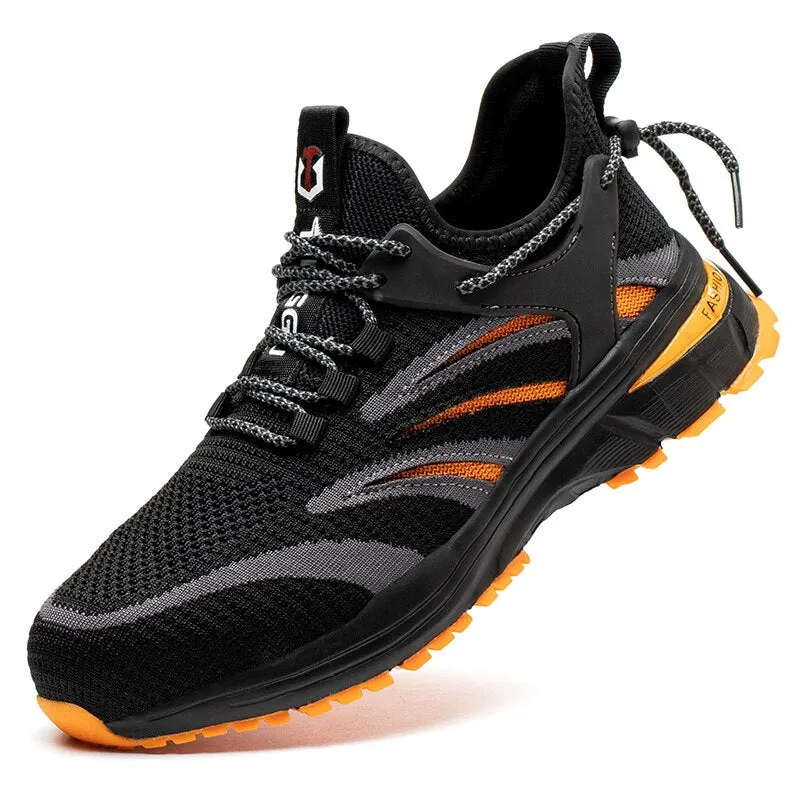 Men Work Shoes Steel Toe Boots Safety Male Sneakers Lightweight Protective Shoes For Men Casual Work Boots Freeshipping 2021
