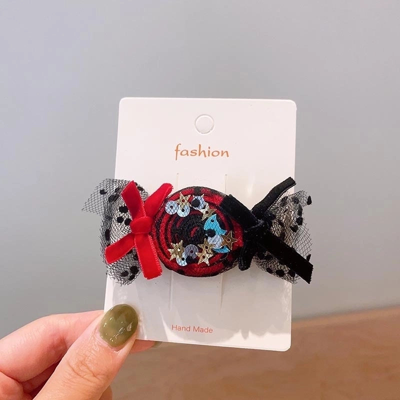 Halloween Cool Style Girl’S Pumpkin Cat Ghost Felt Hair Clip