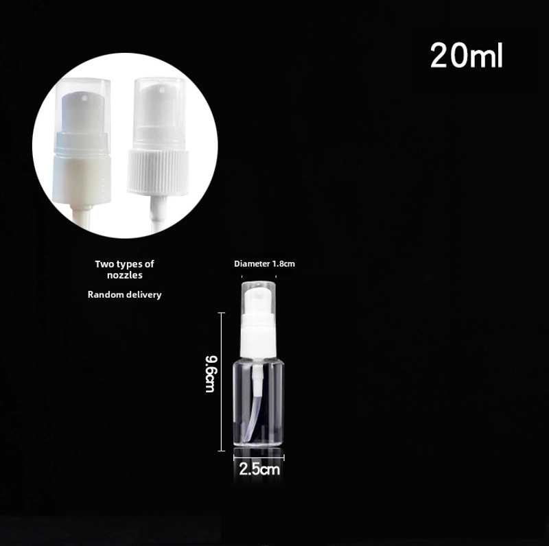 PET Lotion Cosmetic Bottle Toner Hand Sanitizer Bottled Travel Set Press Pump Transparent Facial Cleanser Bottle