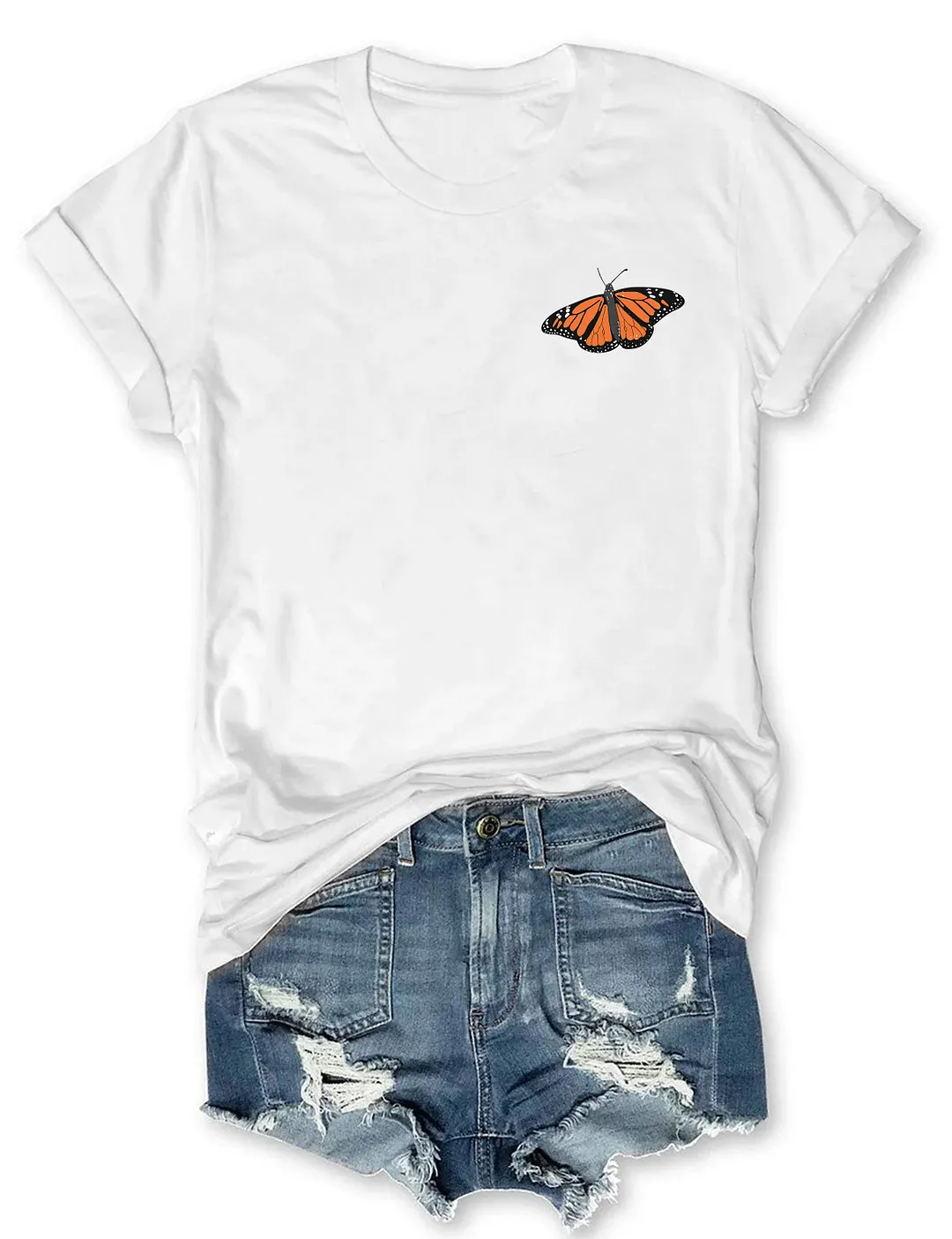 In The Hurting There Was Jesus Butterfly T-shirt