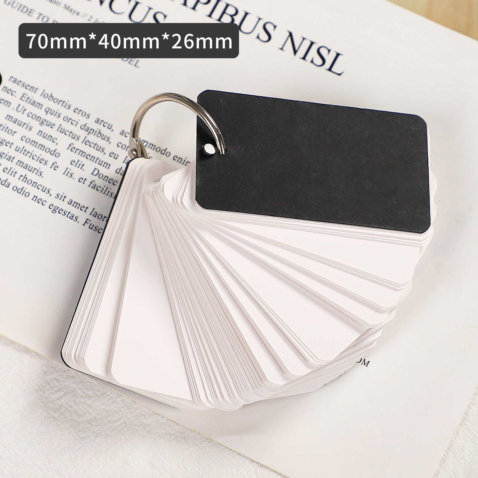 Journalsay 1Pc Creative Metal Ring Memo Simplicity Note Pad Mini Memo Pad Notebook Portable Diary Kawaii Stationery