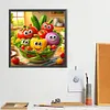 Peinture diamant drill rond fruits aux grands yeux-40*40cm