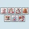 Animal-Partial Special Shaped Diamond Painting 30*30CM