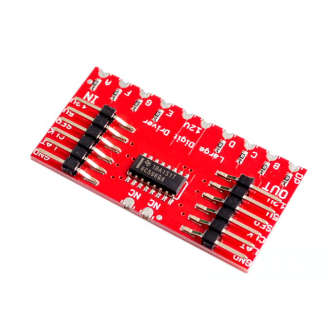 8 Bit Shift Register Large 7 Segment Display Driver for Large Numerical Displays 7 Segment Digital Tube TPIC6C596