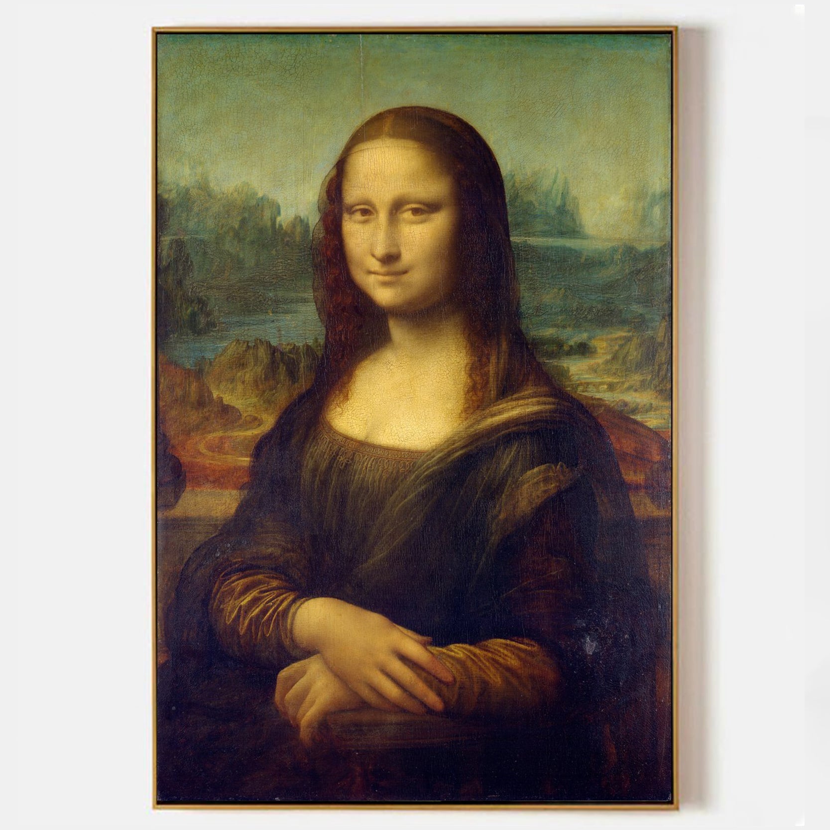 Arabelart Mona Lisa by Leonardo da Vinci - Famous Art Reproduction