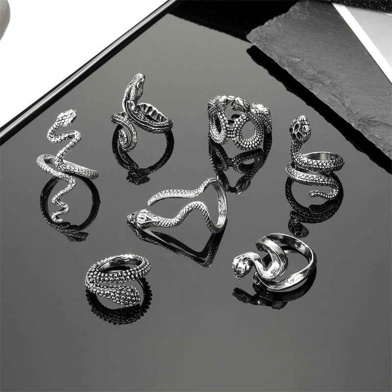 Men's Vintage Style Snake Alloy Rings Rings