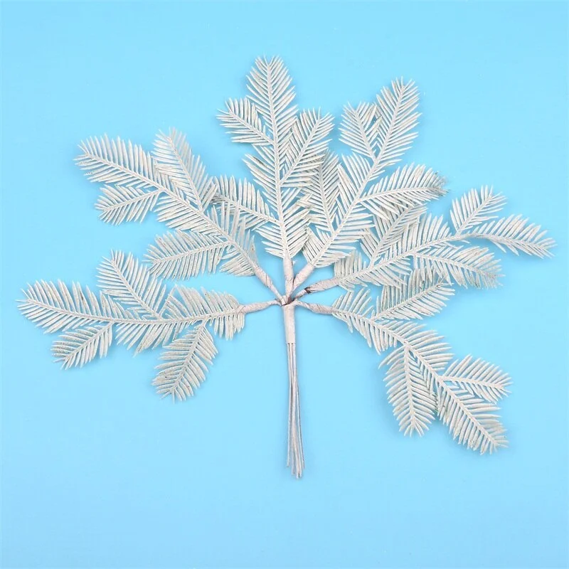 6pcs Artificial Silk Maple Leaves Home Wedding Party Christmas Decoration Accessory DIY Scrapbooking Fake Green Leaf Craft