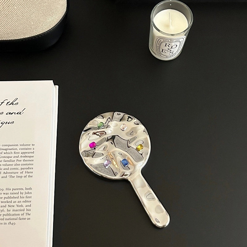 Cute Solid Color PS PVC Mirror