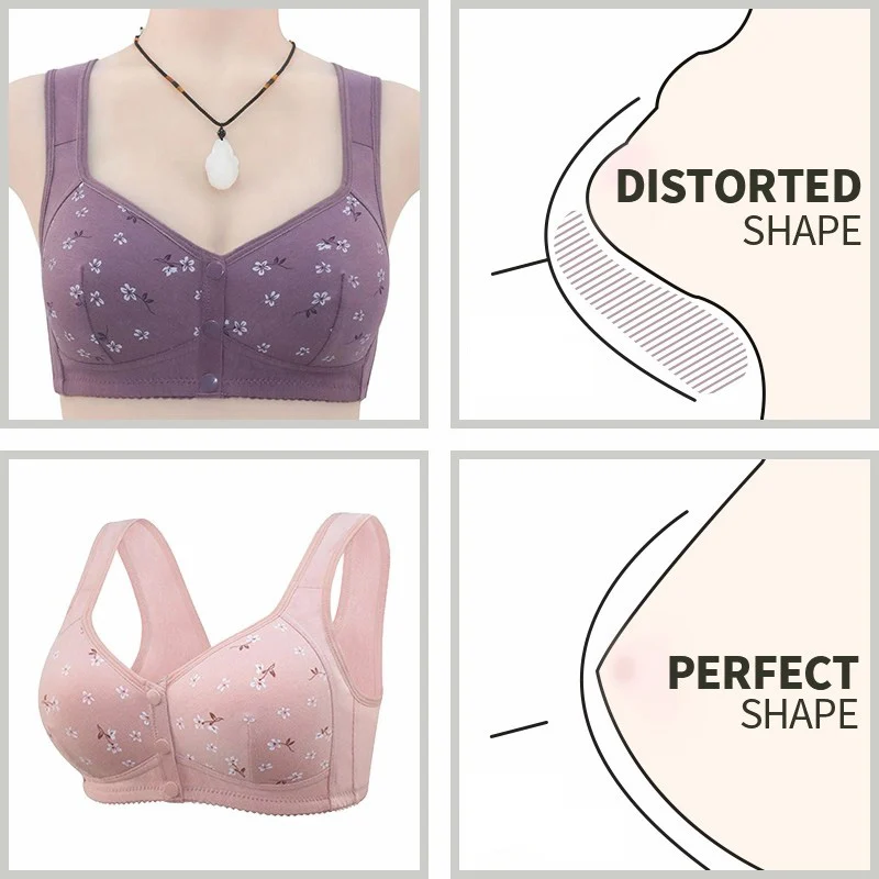 Comfortable & Convenient Front Button Bra – dailypurc