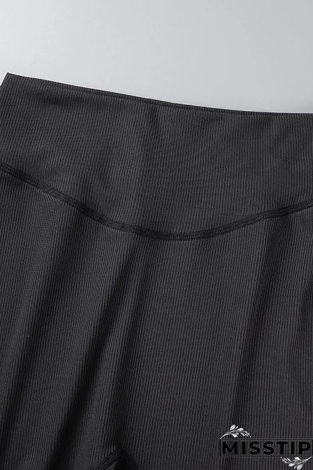 Black Sexy Street Solid Patchwork Turndown Collar Sleeveless Two Pieces