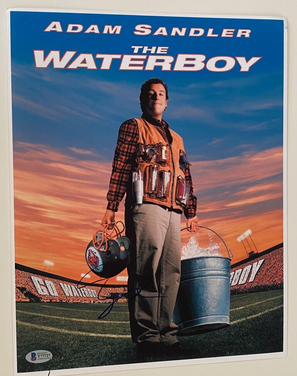 Adam Sandler Signed Autographed 11x14 Photo Poster painting Poster THE WATERBOY Beckett BAS COA