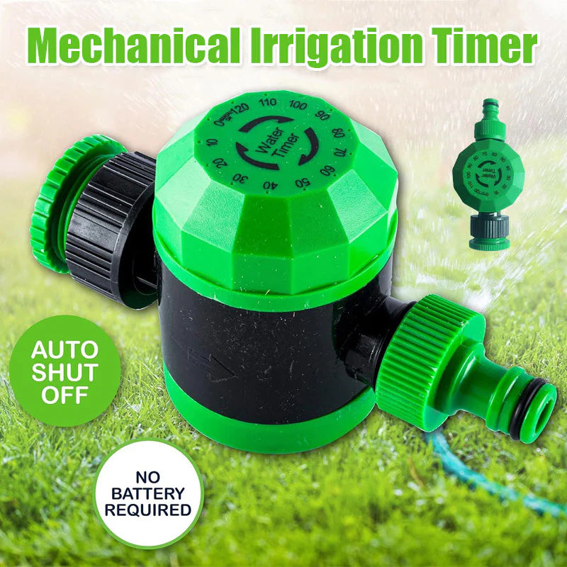 Mechanical timer for automatic irrigation