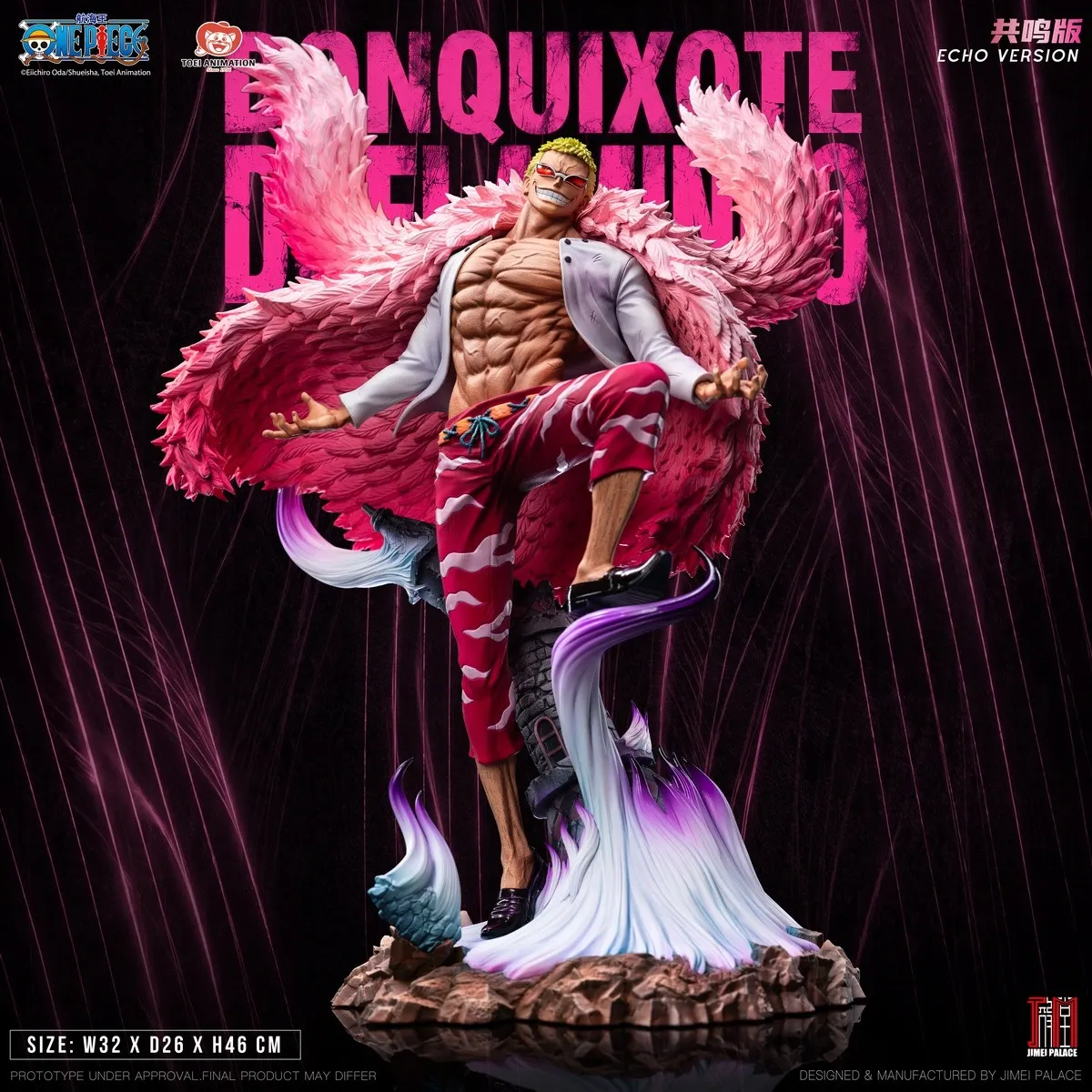 JIMEI PALACE Studio - Legendary Seven Warlords of the Sea Series DONQUIXOTE DOFLAMINGO 1/6 Collectible Statue (Licensed)-