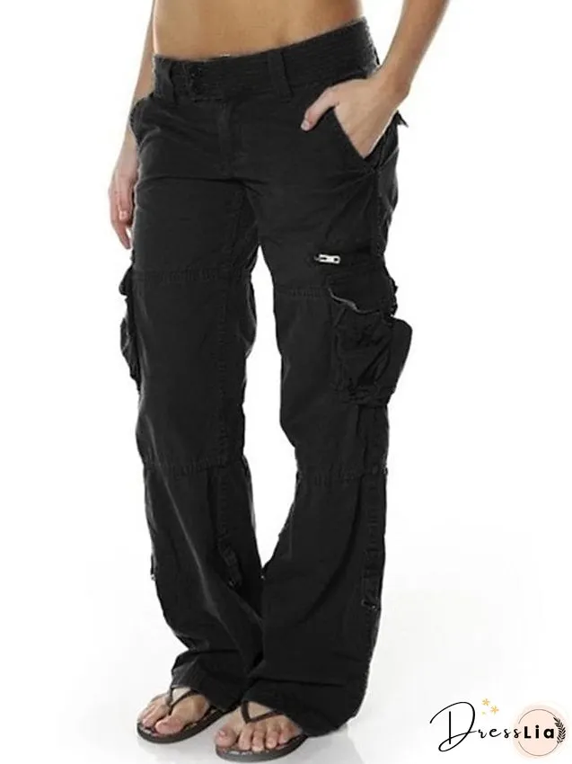Contemporary Black Cargo Pants