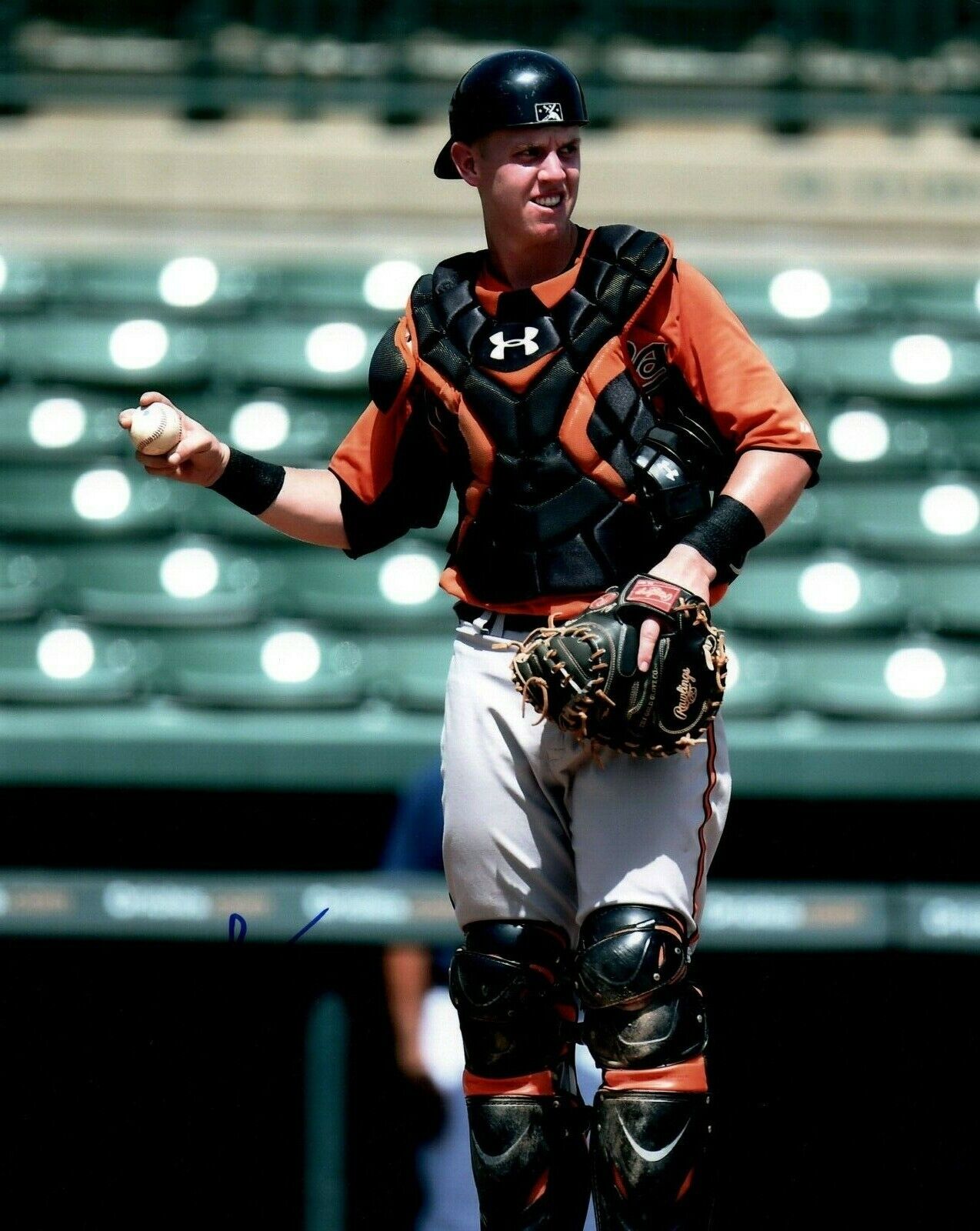 MLB Catcher ~Chance Sisco~ Signed 8x10 Baseball Photo Poster painting JSA ALOA Baltimore Orioles