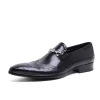 Mens Leather Dress Loafers Shoes For Wedding 