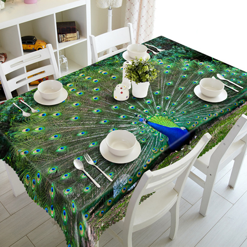 

Beautiful Peacock - 3D Tablecloth, 140*140cm, 501 Original