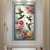 Diamond Painting-DIY Full Round Drill Hummingbird and Flower(70*40 CM)