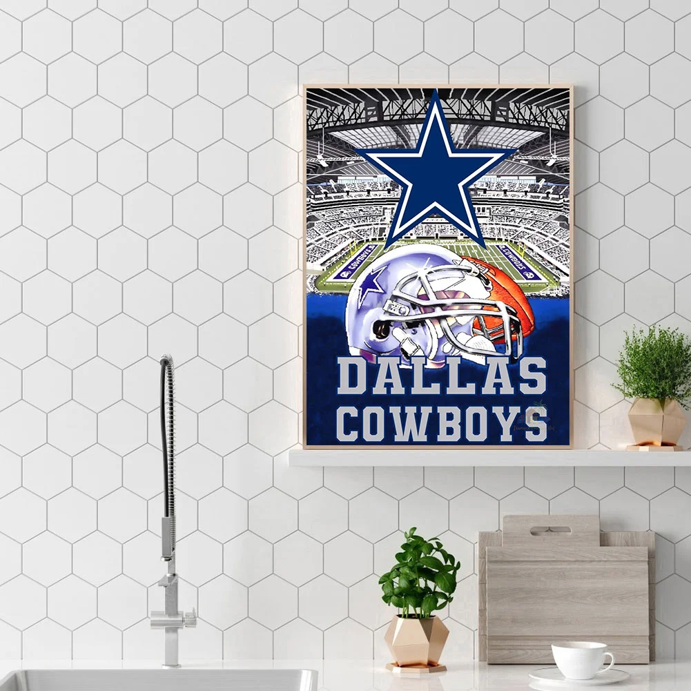 5D DIY Full Round Drill Diamond Painting NFL Abstract Home Decoration (sz2325)