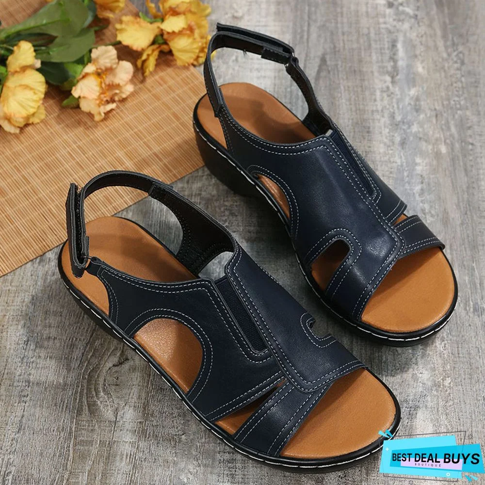 Stay Comfortable and Stylish this Summer with Chunky Heel Roman Sandals for Women