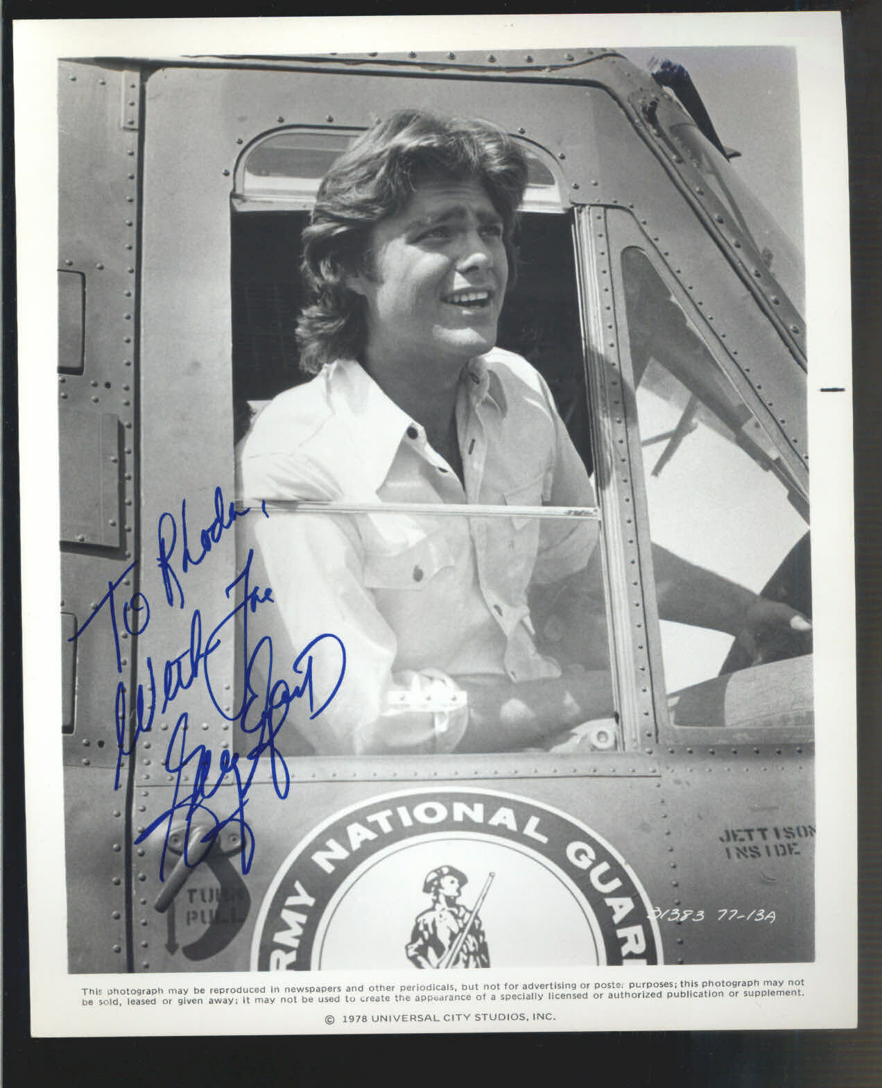 Greg Evigan - Signed Autograph Movie Still - BJ and the Bear