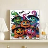 Diamond Painting-DIY Crystal Rhinestone Halloween Pumpkin