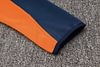 Joyfball 2024/2025 Real Madrid Half-Pull Training Suit Blue Orange Football Shirt 1:1 Thai Quality